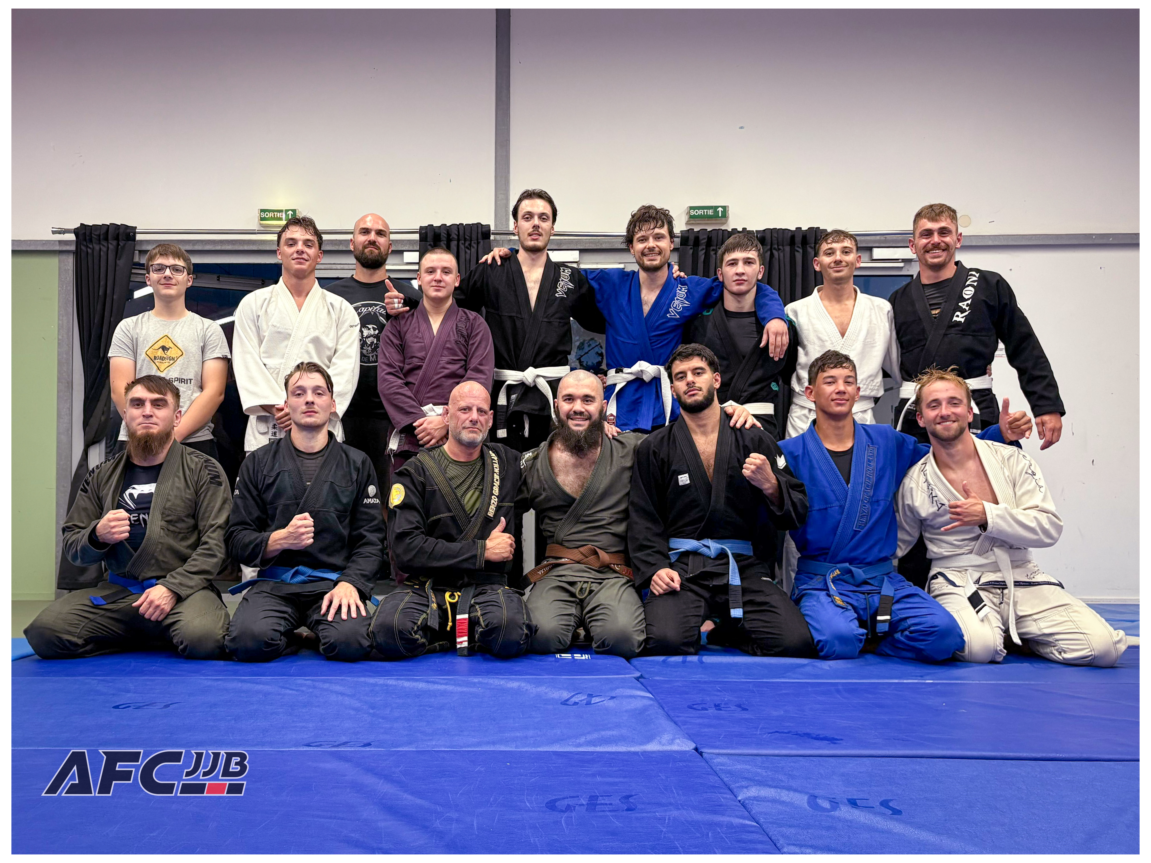 Entrainement de Jiu-Jitsu Brésilien à la MPT